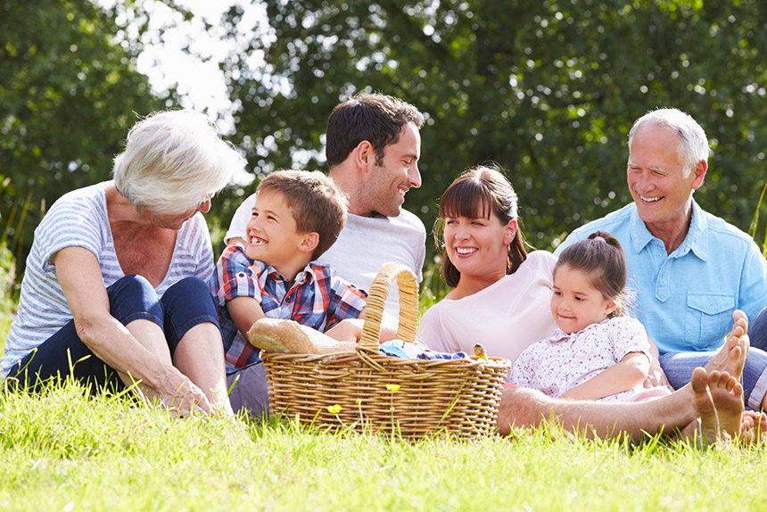 famiglia picnic