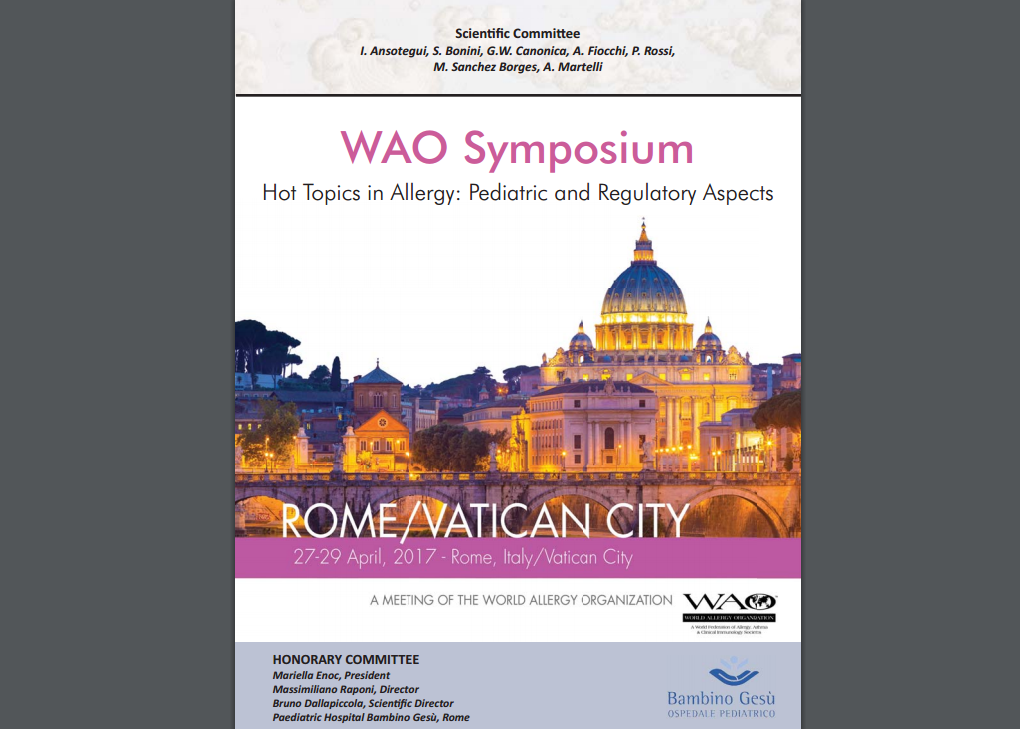 WAO Symposium Hot Topics in Allergy: Pediatric and Regulatory Aspects - Susanna Esposito