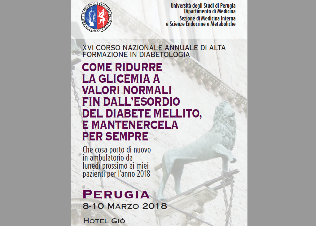XVI Corso Nazionale Annuale in Diabetologia - Susanna Esposito