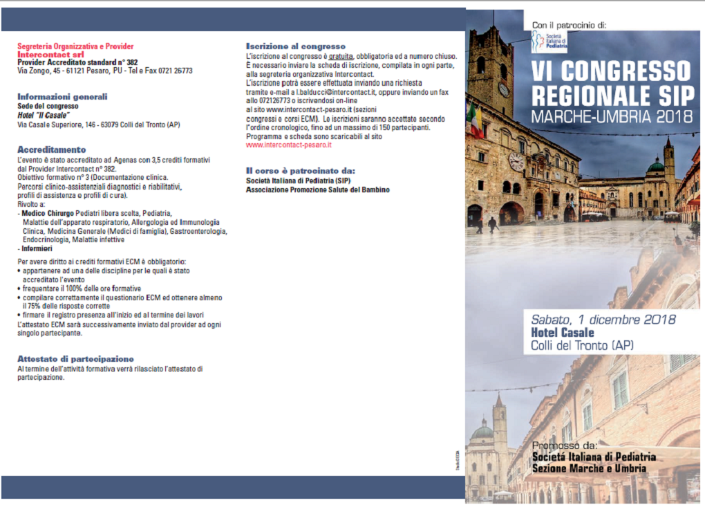 VI Congresso Regionale SIP