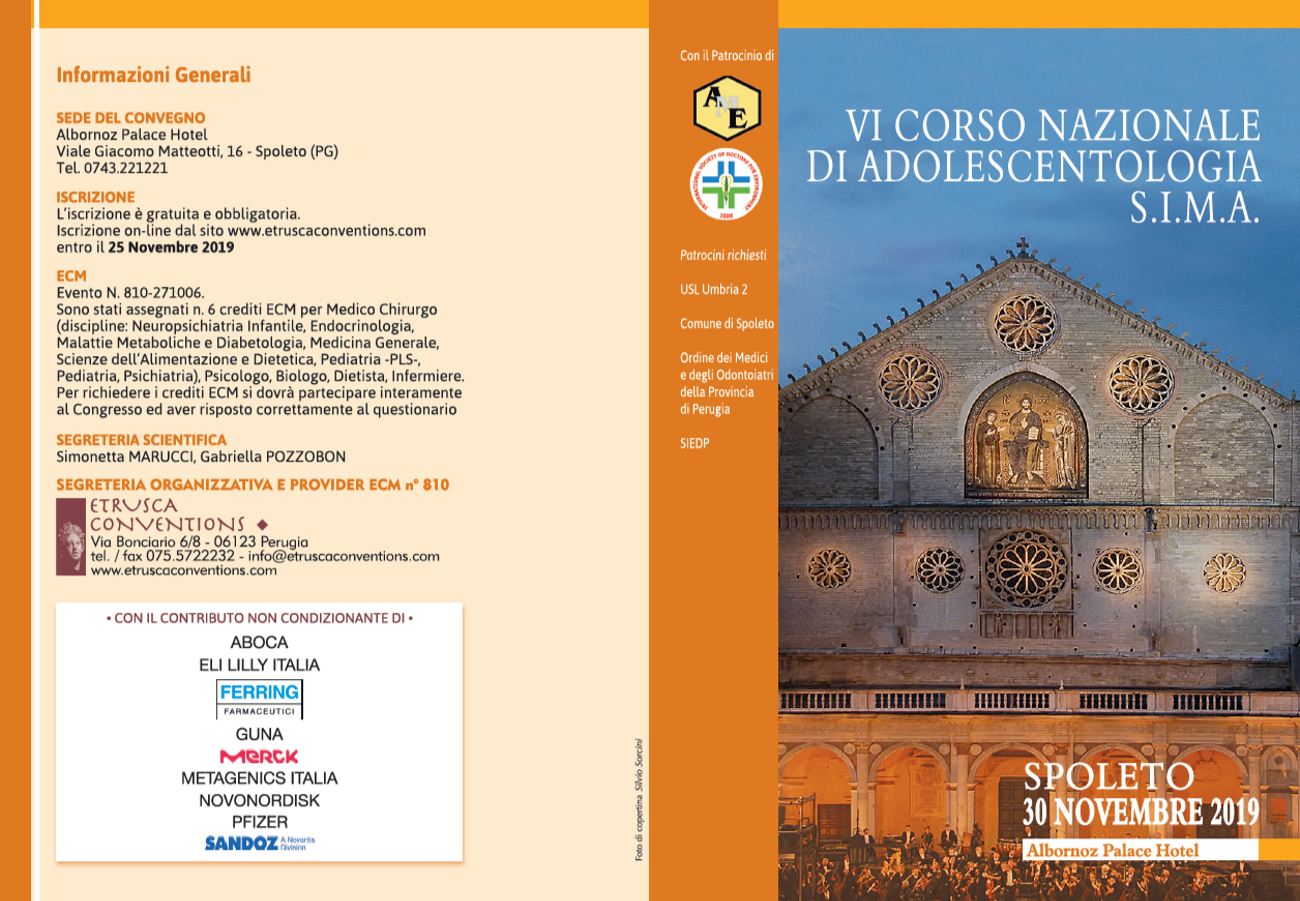 VI corso nazionale di adolescentologia S.I.M.A.